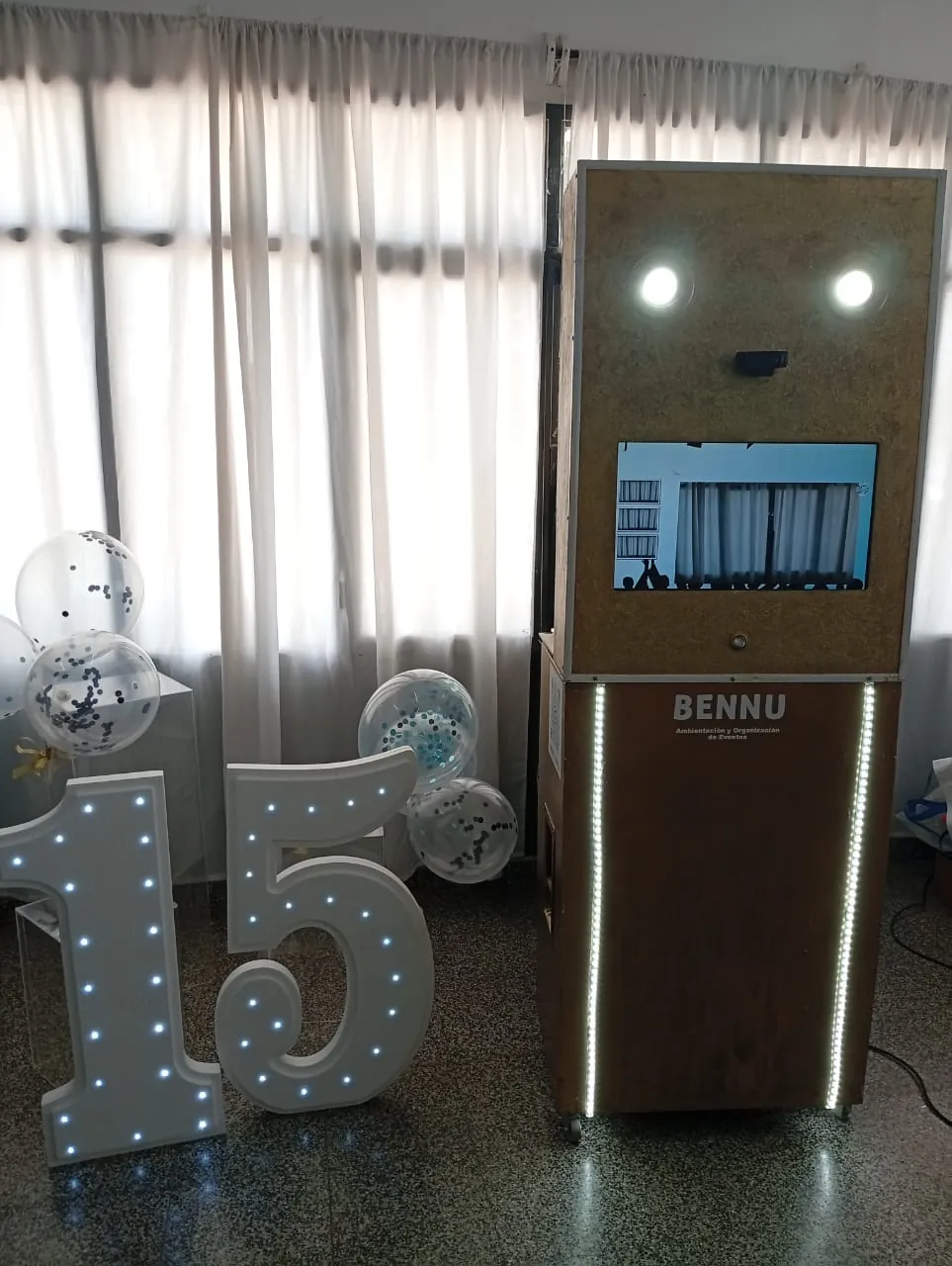 Fotocabina de Bennu Eventos en un evento